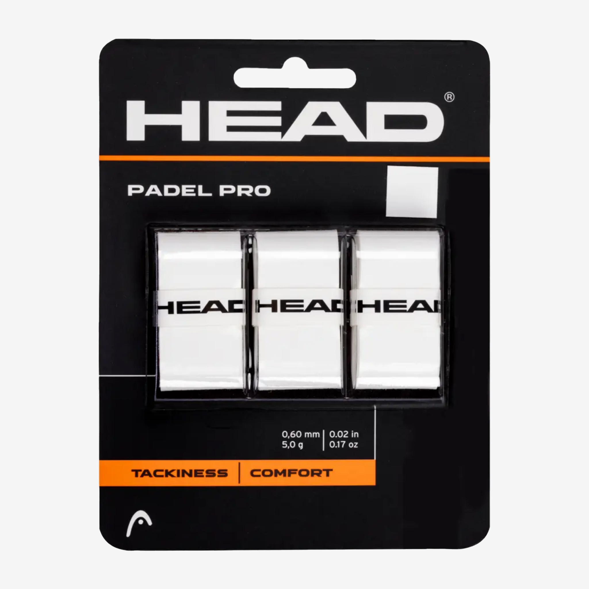 Head Padel Pro Grip White (3 Pack)