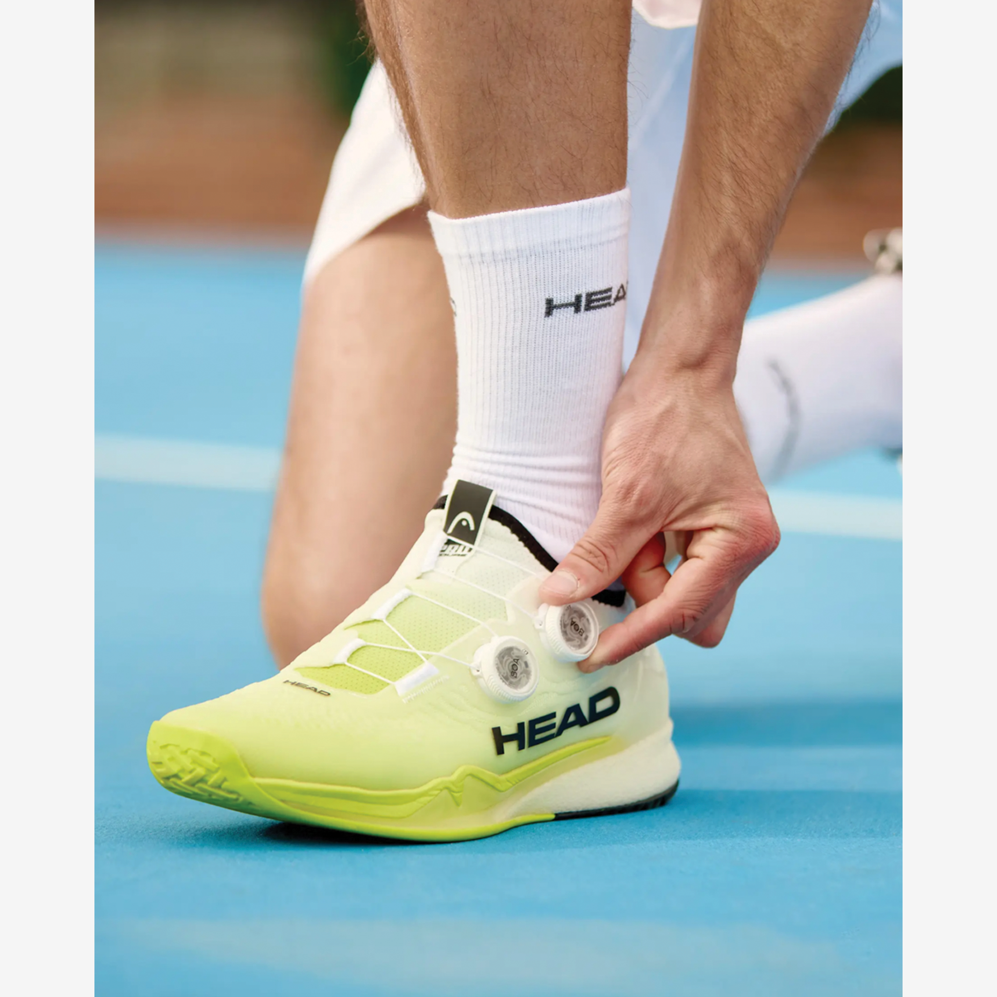 Head Endure Pro BOA Men's White/Yellow