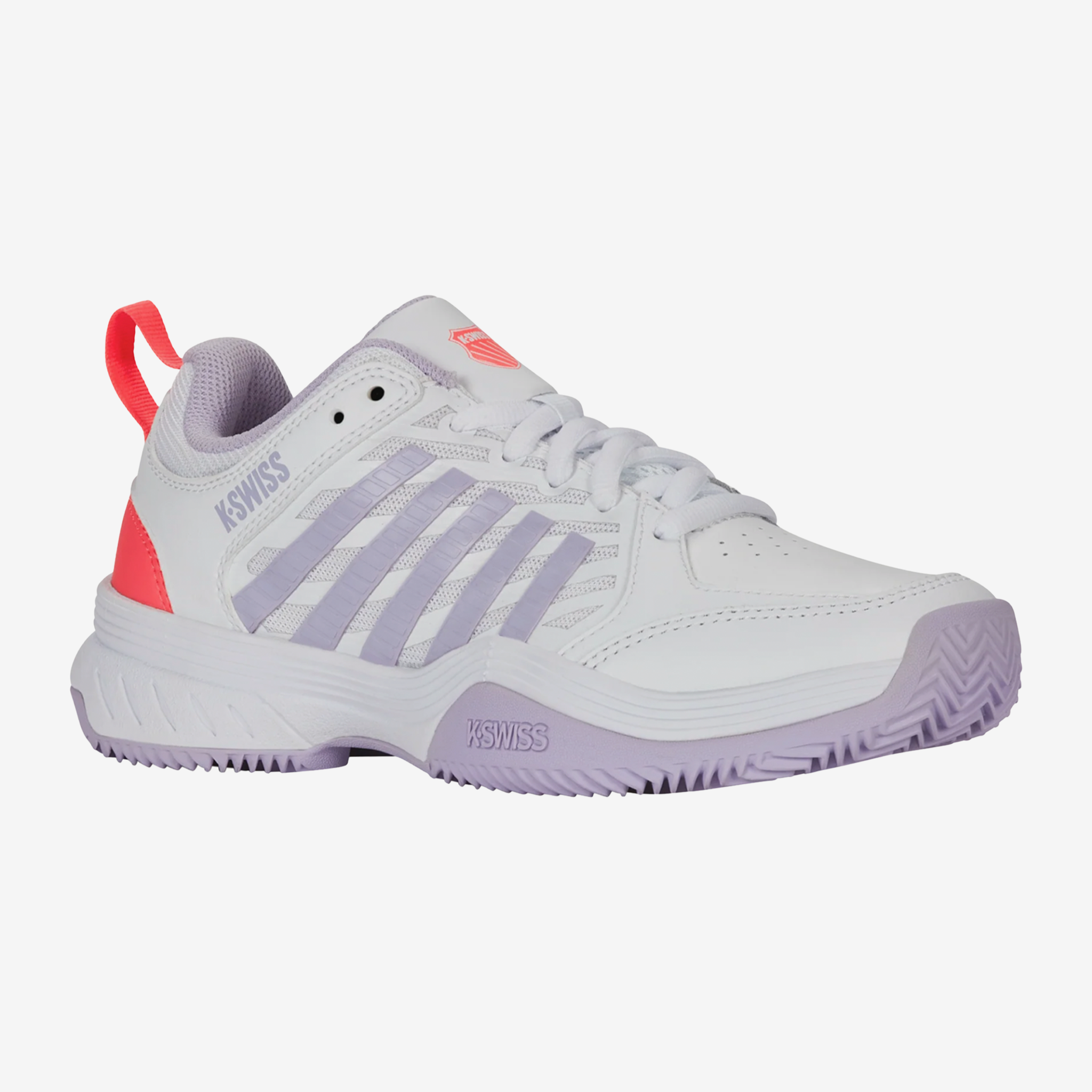K-Swiss Court Express 2 Women's White/Orchid/Neon