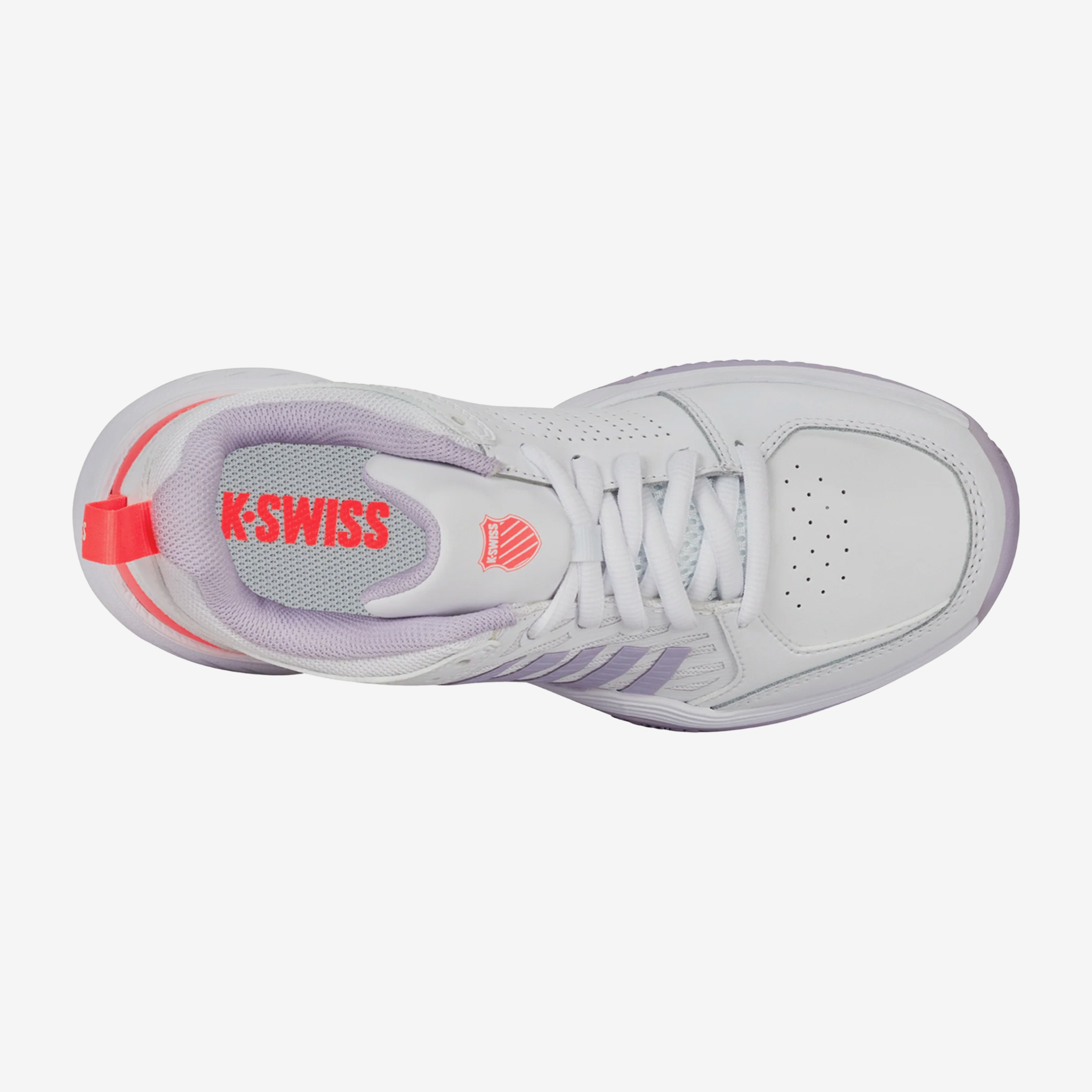 K-Swiss Court Express 2 Women's White/Orchid/Neon
