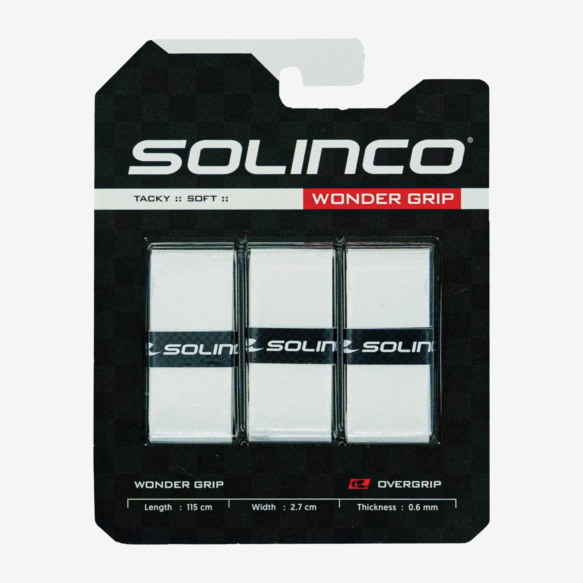 Solinco Wonder Grip White (3 Pack)