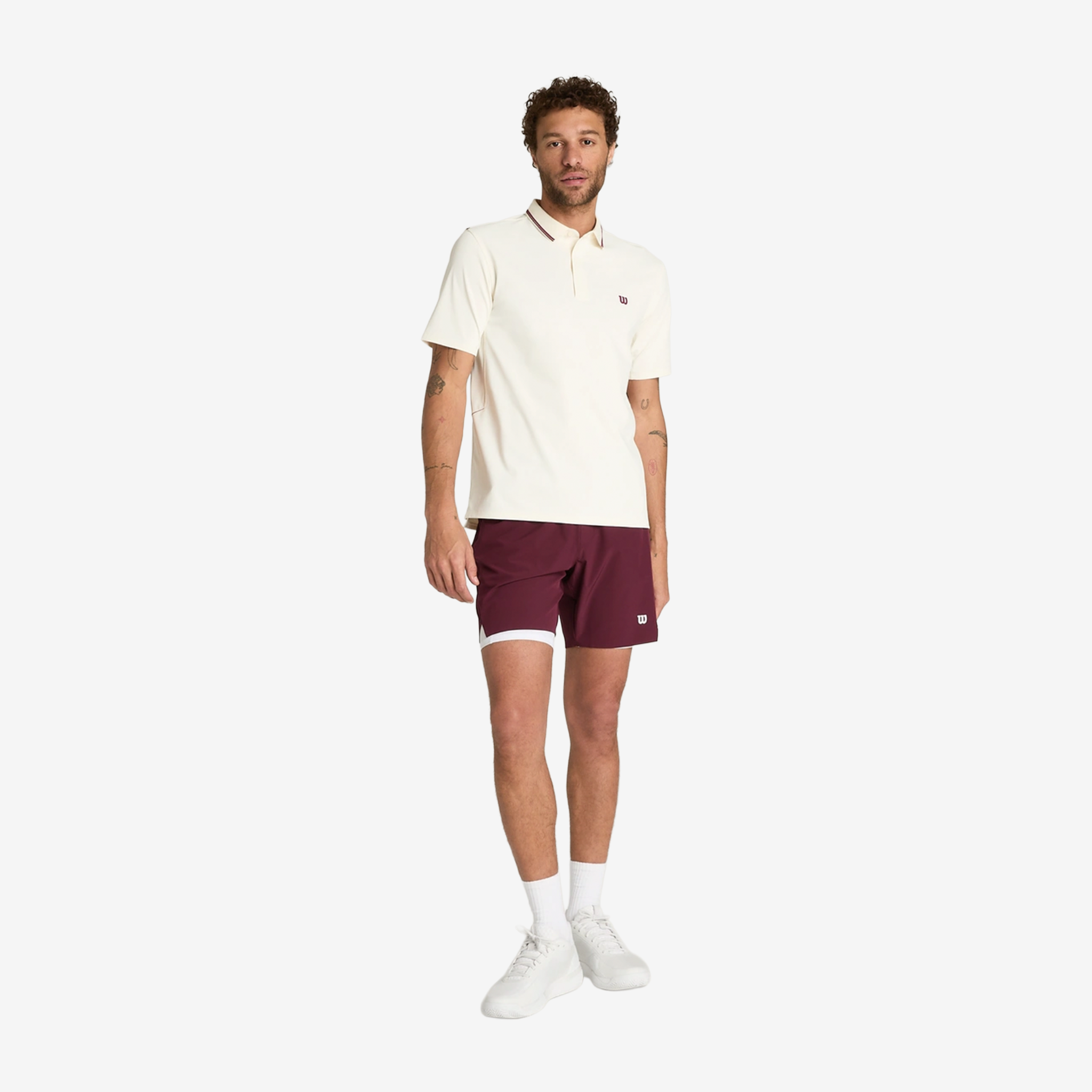 Wilson Challengers Technical Polo Men's Sandrift