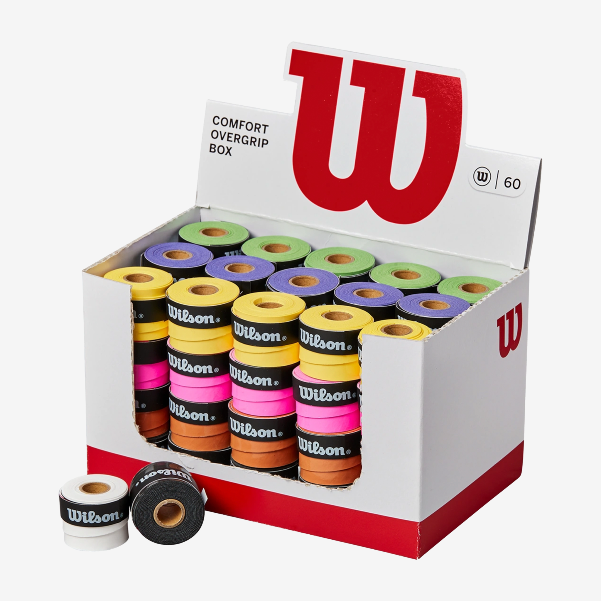 Wilson Comfort Overgrip Multicolor Box (60 Pack)