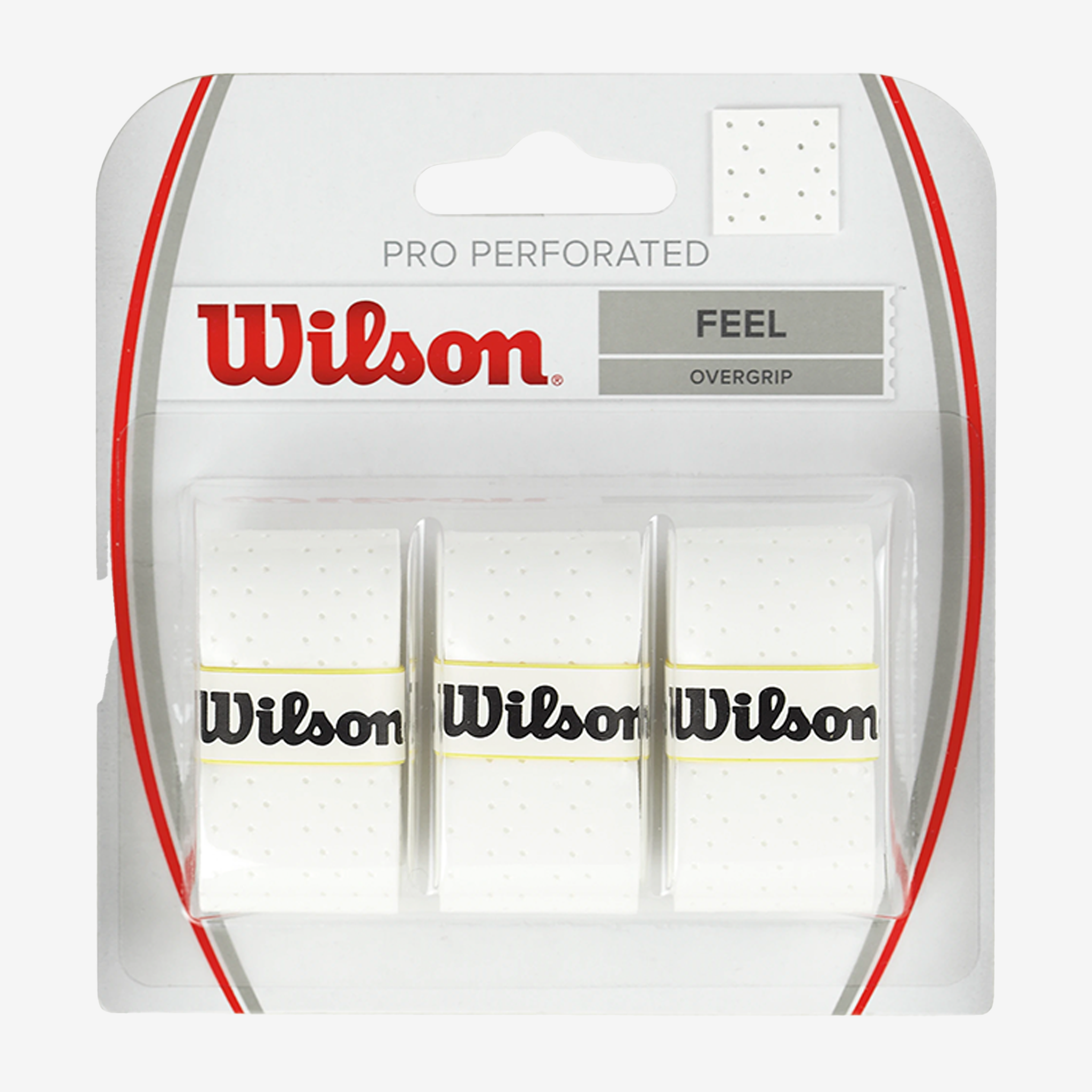Wilson Pro Overgrip White (3 Pack)