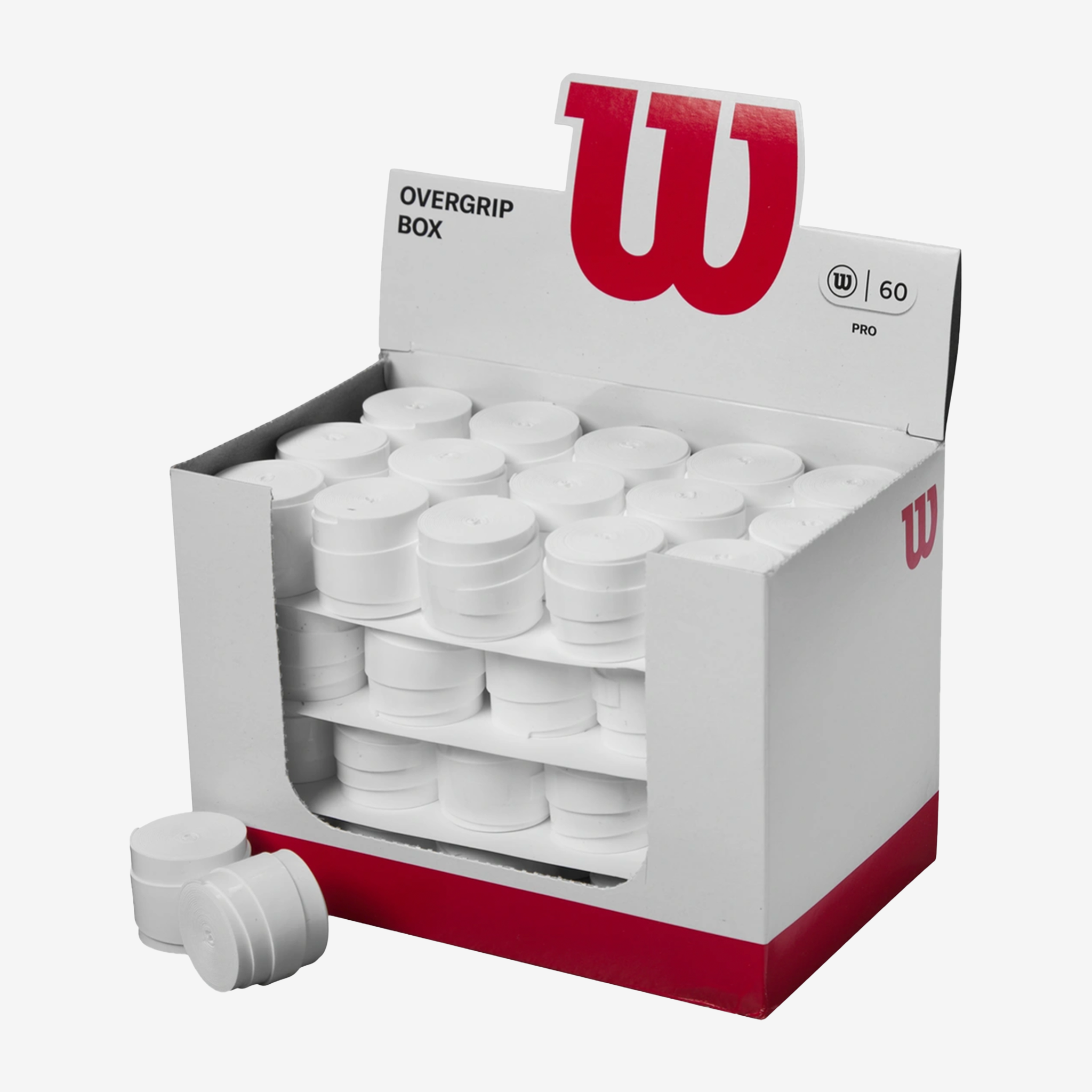 Wilson Pro Overgrip White Box (60 Pack)