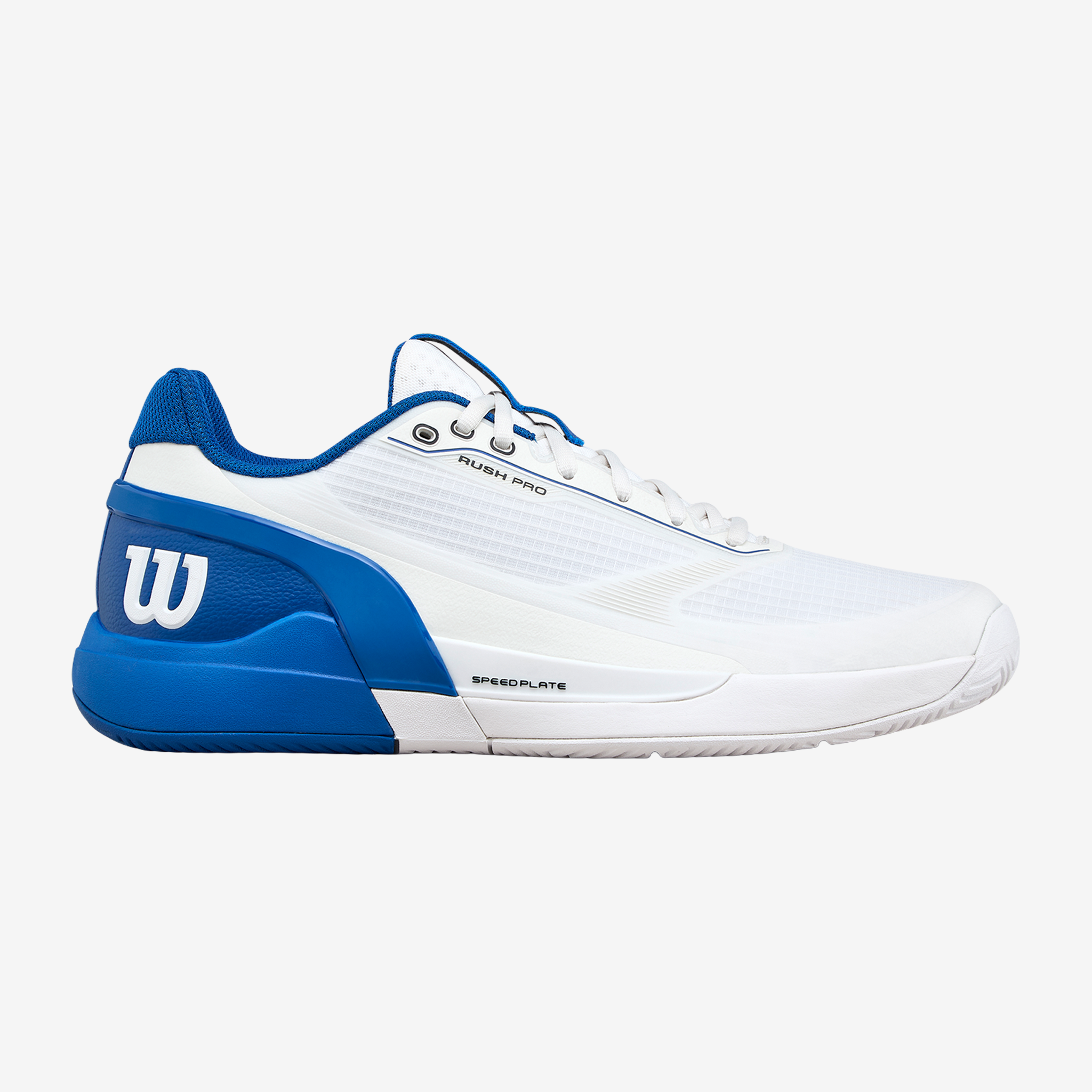 Wilson Rush Pro 5 Men's White/Deja Vu Blue/Safety Yellow (2026)
