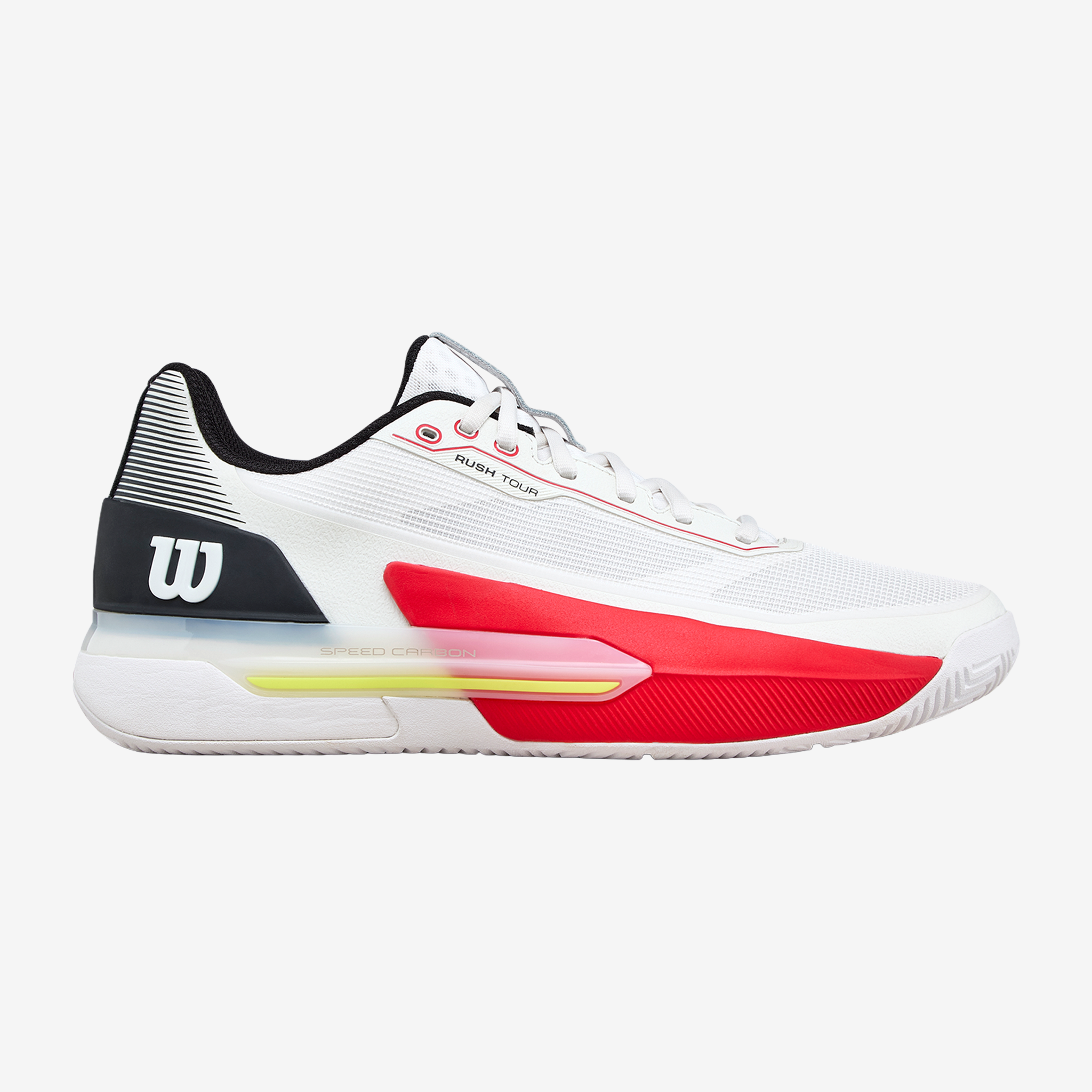 Wilson Rush Tour 5 Men's White/Black/Red (2026)