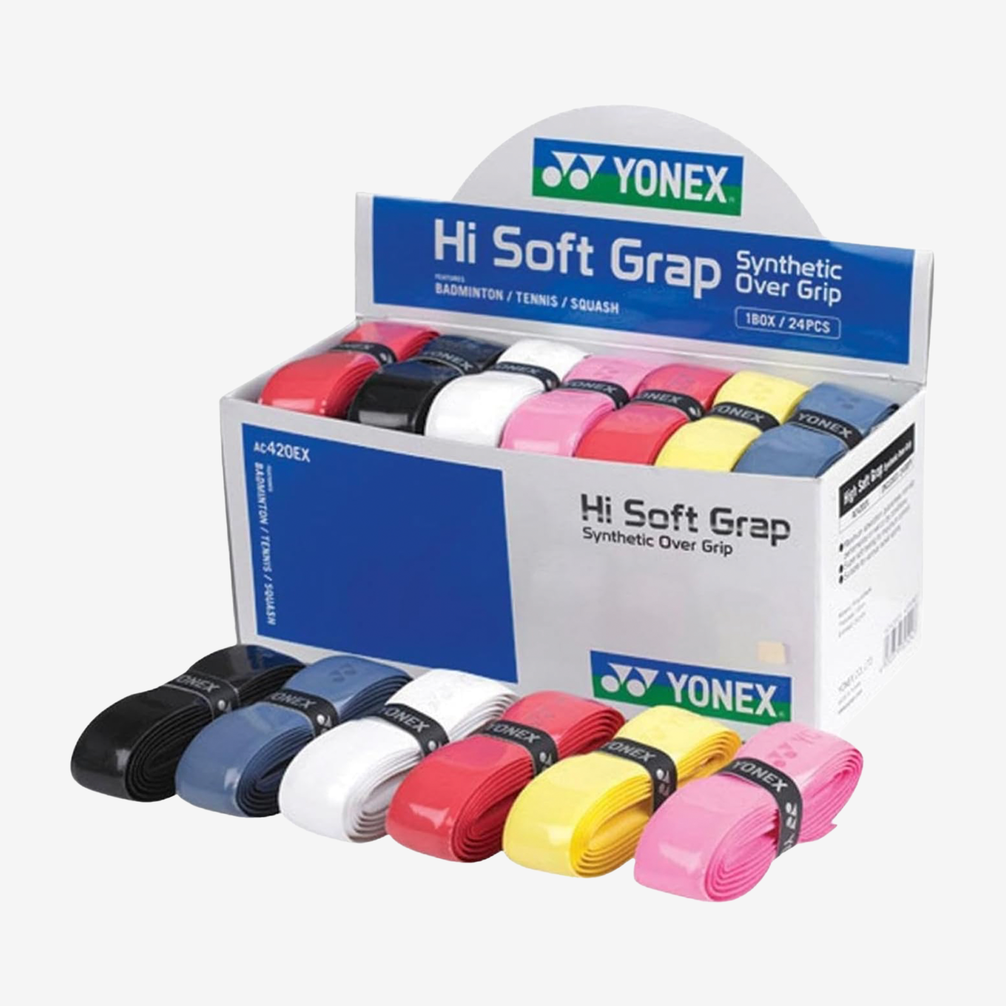 Yonex HI Soft Grap Assorted (24 Pieces)